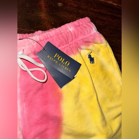 POLO RALPH LAUREN
Logo-embroidered Tie-dye Track Pants Size Large - Picture 4 of 6